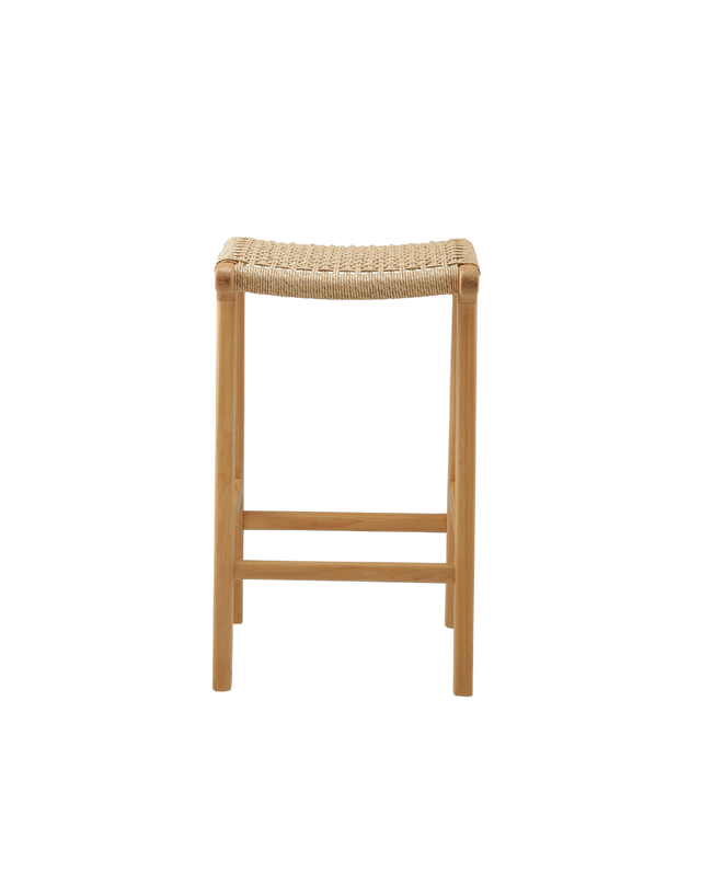 Bulan Braided Backless Counter Stool (PRE_ORDER)
