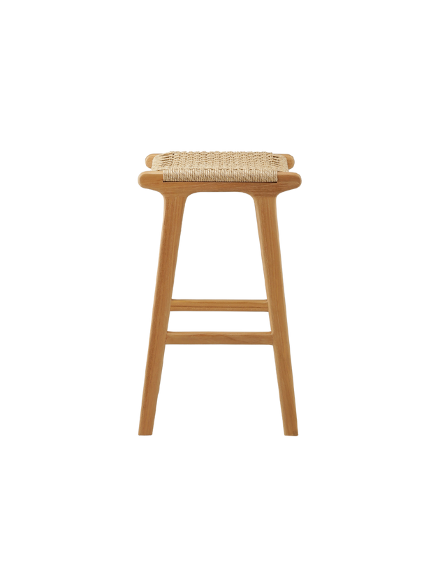 Bulan Braided Backless Counter Stool (PRE_ORDER)