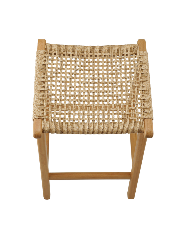 Bulan Braided Backless Counter Stool (PRE_ORDER)
