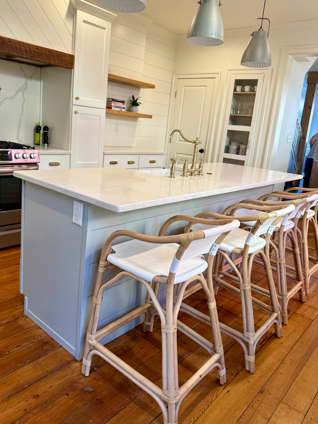The Best Beach House Kitchen Counter Stools: Modern Coastal Counter Height Barstools