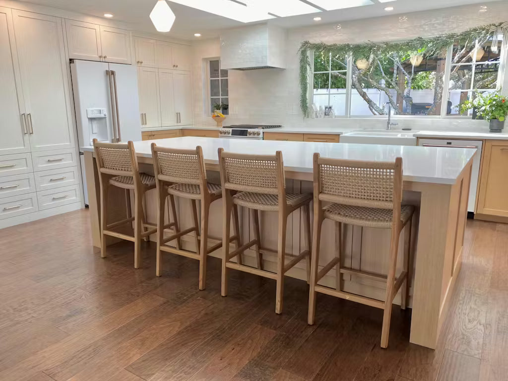 Do Counter Stools Need to Match Wood Tones- Cabinets & Floors?