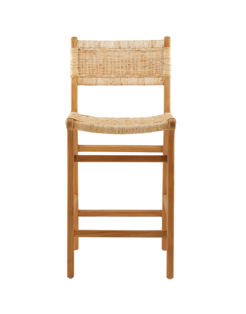 Nomad Teak Woven Counter Stool