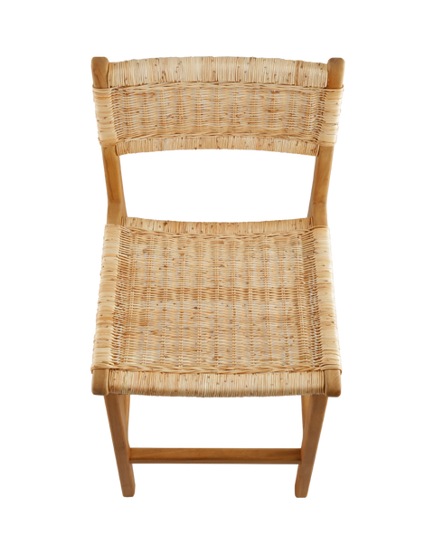 Nomad Teak Woven Counter Stool