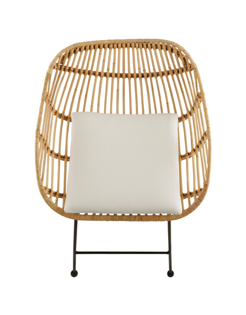 Paddy Sculpted Rattan Counter Stool