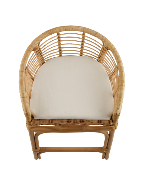 Padma Curved Rattan Counter Stool