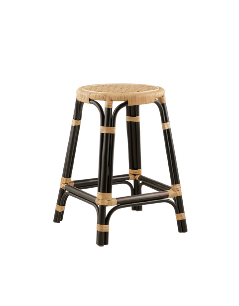 Sumatra Rattan Counter Stool in White